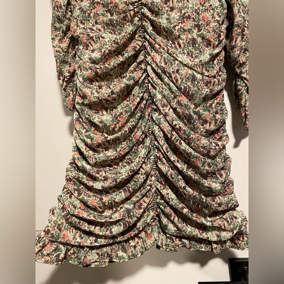 ONLY Long Sleeve Ruching Dress - Picture 4 of 5